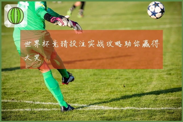 世界杯竞猜投注实战攻略助你赢得大奖