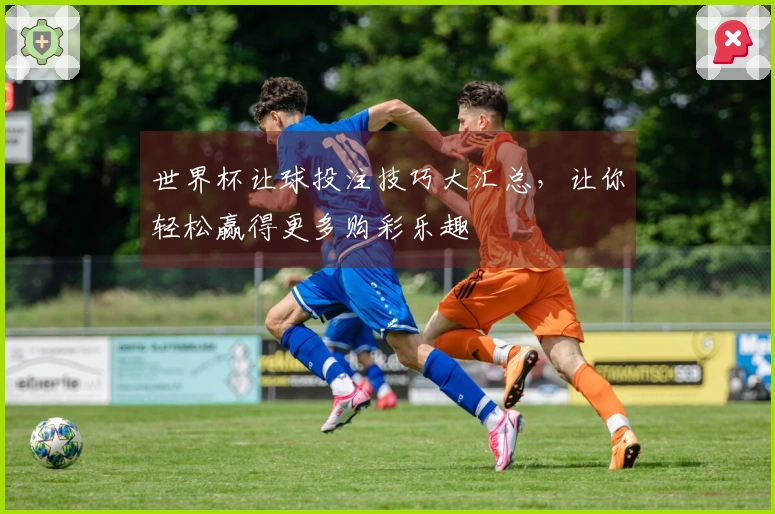 世界杯让球投注技巧大汇总，让你轻松赢得更多购彩乐趣